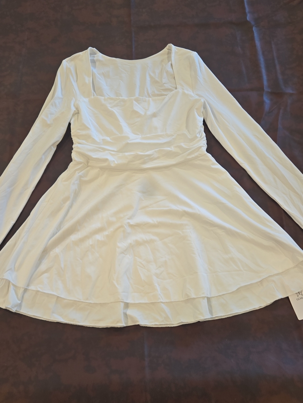 A2 White GLNEGE Dress Size L